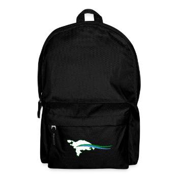 Thurgau Kanton Umriss mit Welle - Rucksack - Schwarz - Vorne