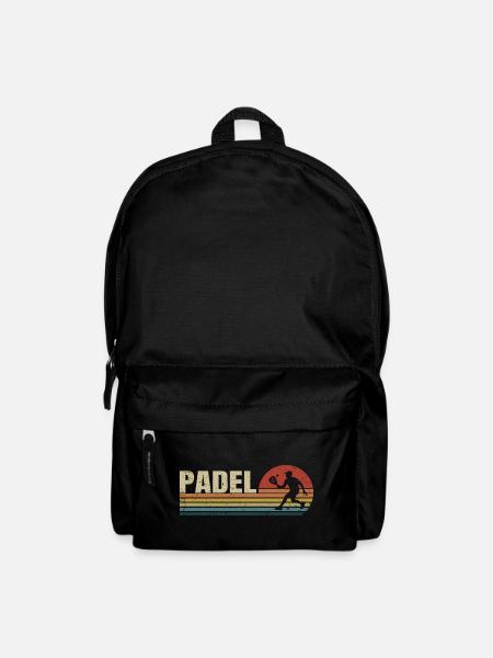 Padel Retro Sunset - Rucksack - Schwarz