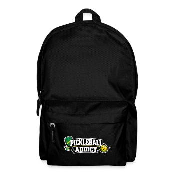 Pickleball Addict Logo - Backpack - black - Front