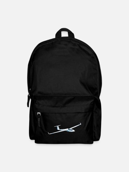 Segelflugzeug - Rucksack - Schwarz