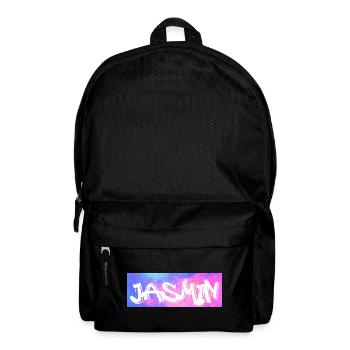 Jasmin Name Gift Gift Idea Galaxy - Backpack - black - Front