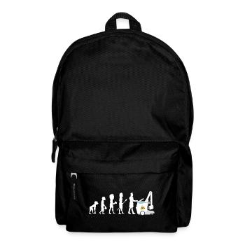 Humor Evolution Manip Mobilfunk Radiologie - Rucksack - Schwarz - Vorne