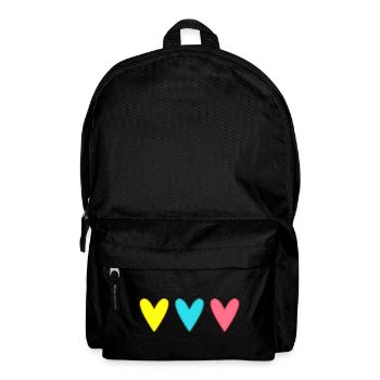HEART. THANK YOU. MISTRESS. MASTER. THANK YOU MISTRESS. - Backpack - black - Front