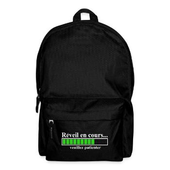 Affichage de Chargement Réveil en Progression - Sac à dos - noir - Devant