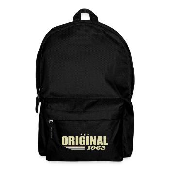 63. Geburtstag 63 Jahre Original 1962 - Rucksack - Schwarz - Vorne