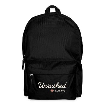 Calm is rebellion. Soft Life Self Care - Backpack - black - Front
