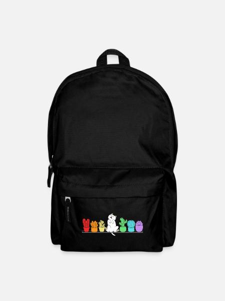 Plant Cactus Cacti - Backpack - black