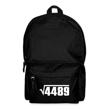 67 - Sixty Seven Number 67 Sq Root 4489 Meme Six S - Backpack - black - Front