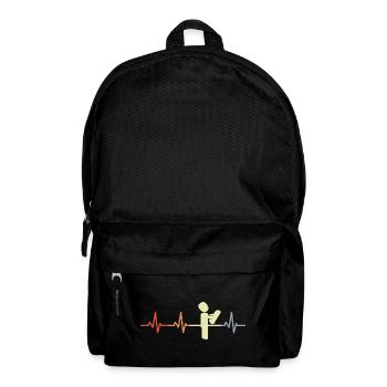 Retro Architect Heartbeat - Backpack - black - Front