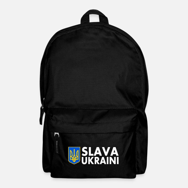 Slava ukraini - Rucksack - Schwarz