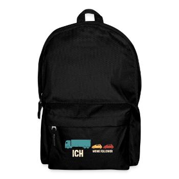 Lkw Fahrer - Rucksack - Schwarz - Vorne