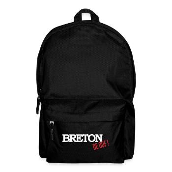 Breton de ouf - Sac à dos - noir - Devant