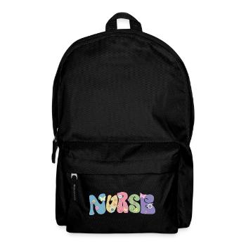 Cool Flower Nurse Cadeau pour les infirmières futures infirmières - Sac à dos - noir - Devant