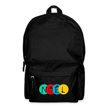 NOËL. JOYEUX NOËL. MERRY CHRISTMAS. NOUVEL AN - Sac à dos - noir - Devant