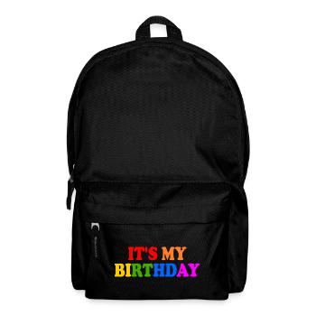 It's my birthday - Backpack - black - Front