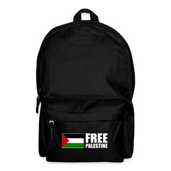 Free palestine - Rucksack - Schwarz - Vorne