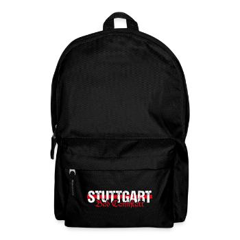 Stuttgart Bad Cannstatt altdeutsch - Rucksack - Schwarz - Vorne