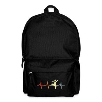 Danseur de ballet Heartbeat - Sac à dos - noir - Devant