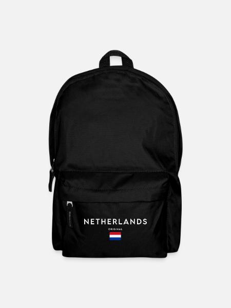 Flagge von Holland, holländischer Stolz - Rucksack - Schwarz