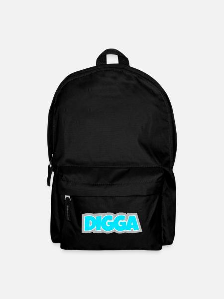 Digga - North German, cheeky and a cult for a long time. - Backpack - black