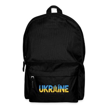 Ukrainian Trident Peace Design - Backpack - black - Front