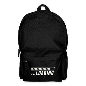 Ladebalken Loading Fortschritt - Rucksack - Schwarz - Vorne