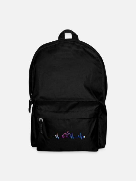 Bicycle Heart Gradient - Backpack - black