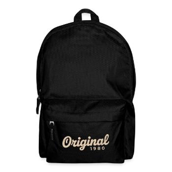 Geburtstagsgeschenk 1980 | Geboren 1980 - Rucksack - Schwarz - Vorne