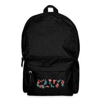 Cadeau de fête des mères floral de maman - Sac à dos - noir - Devant