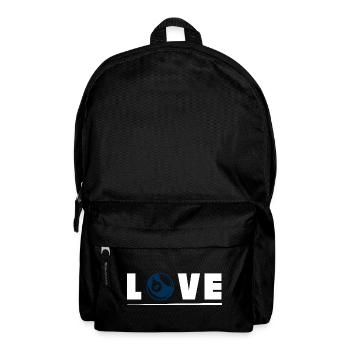I Love Billiards Pool Player 8 Ball Design - Rucksack - Schwarz - Vorne