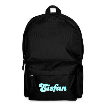 Eis Fan Eiscreme süß Sommer Eiskrem Handschrift - Rucksack - Schwarz - Vorne
