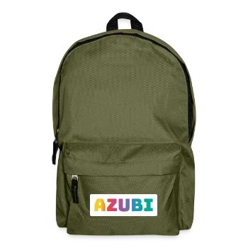Azubi Tshirt coloured - Rucksack - Olivgrün - Vorne