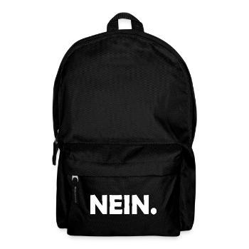 Nein - Rucksack - Schwarz - Vorne