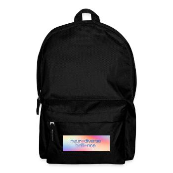 Neurodiverse Brilliance - Backpack - black - Front