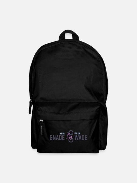 Keine Gnade für die Wade - Rucksack - Schwarz