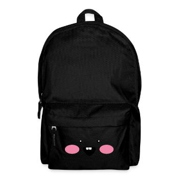 Timmy Kawaiigesicht - Rucksack - Schwarz - Vorne