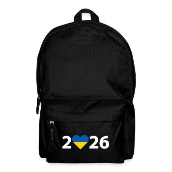 I love Ukraine 2026, Ukraine 2026 - Backpack - black - Front