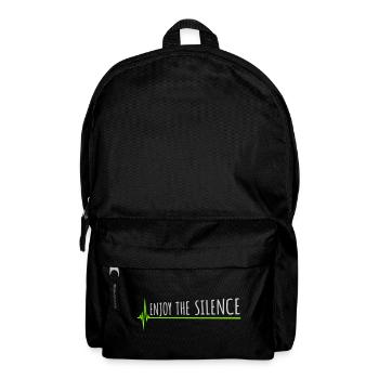 Enjoy The Silence Saying Calm Silence Introvert - Backpack - black - Front