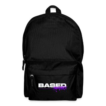 Based Mindset – Streetwear Graffiti Mentality - Rucksack - Schwarz - Vorne