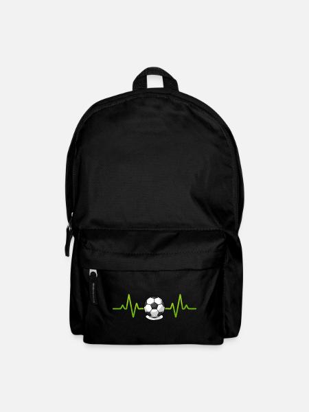 Heartbeat of the game – football - Backpack - black
