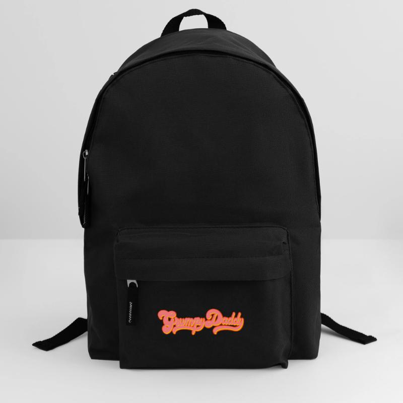 Grumpy Daddy Retro Script - Farbe "Exploitation" Rucksack