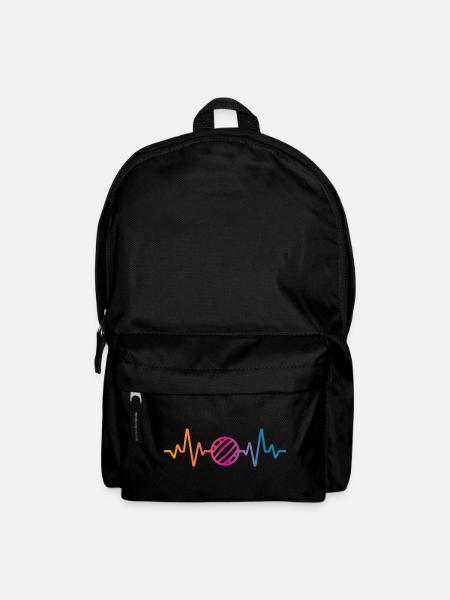Volleyball Herzschlag - Rucksack - Schwarz