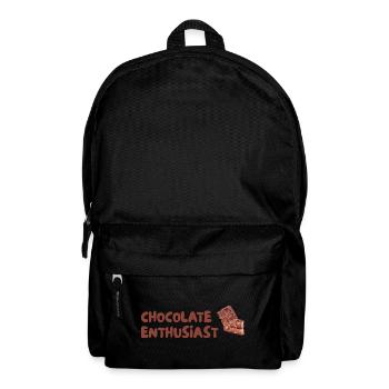 Schokoladen Enthusiast - Rucksack - Schwarz - Vorne