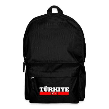 Türkei Flagge - Rucksack - Schwarz - Vorne