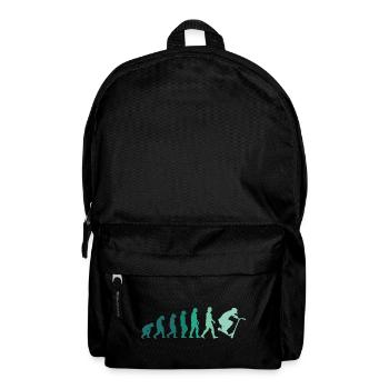 Tretroller Stuntscooter Stunt Scooter Roller Retro - Rucksack - Schwarz - Vorne