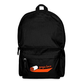 Yoga Yoga Mat Yogi Meditation Love Love Fan - Backpack - black - Front
