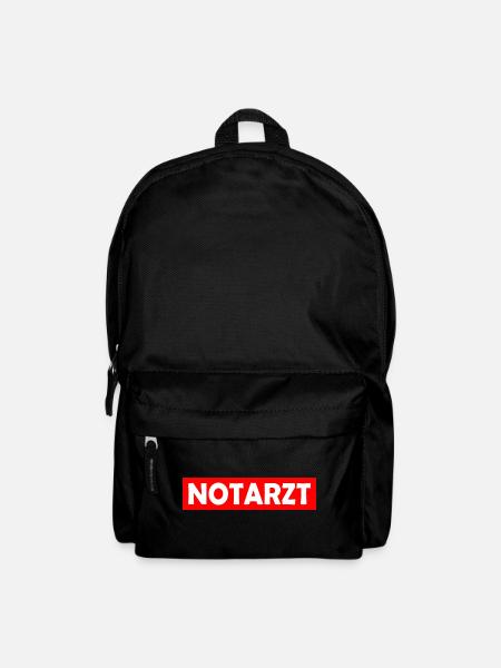 Notarzt - Rucksack - Schwarz