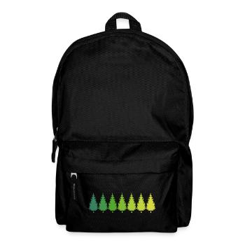 Forest Tree Nature Gift - Backpack - black - Front