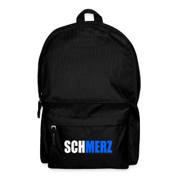 Schmerz no merz - Rucksack - Schwarz - Vorne