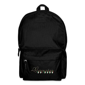 Italien mit Herz  - Rucksack - Schwarz - Vorne